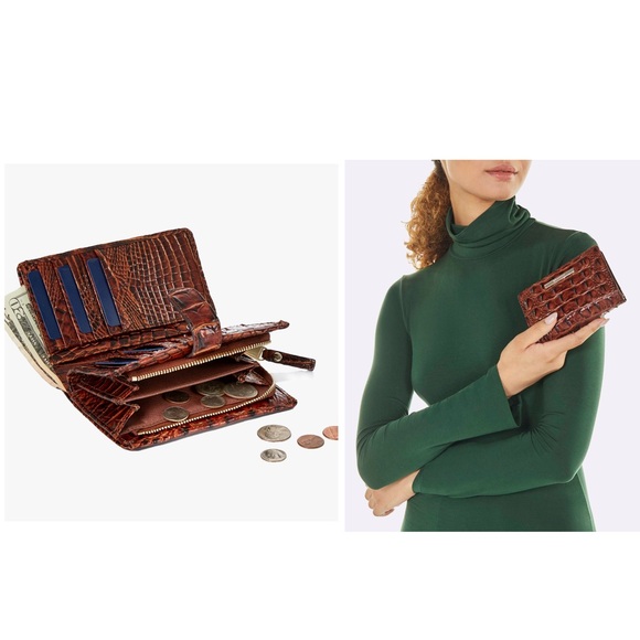 Brahmin Margo crossb and Hannah wallet in lavender blossoming - Picture 13 of 15